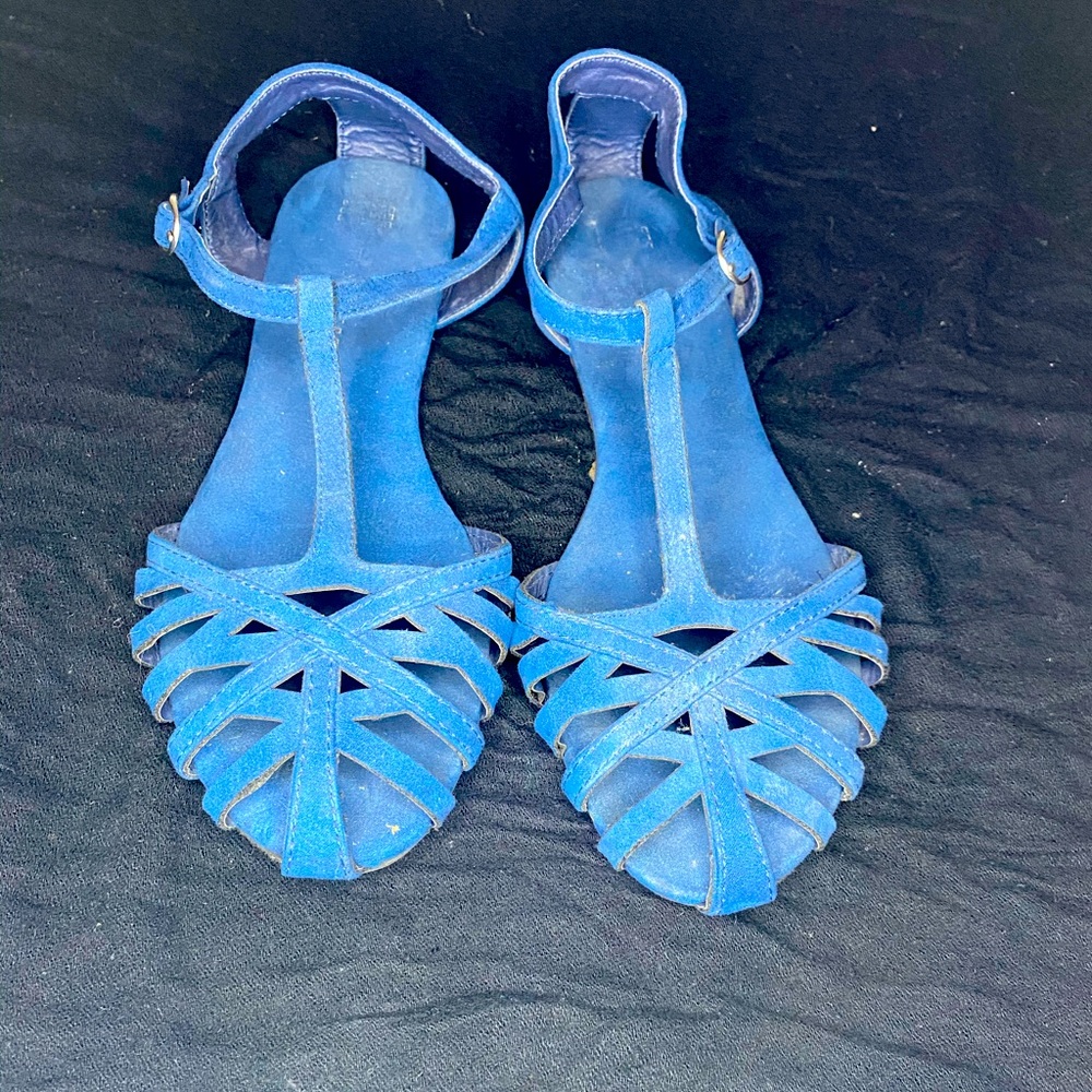 Blue Sandals